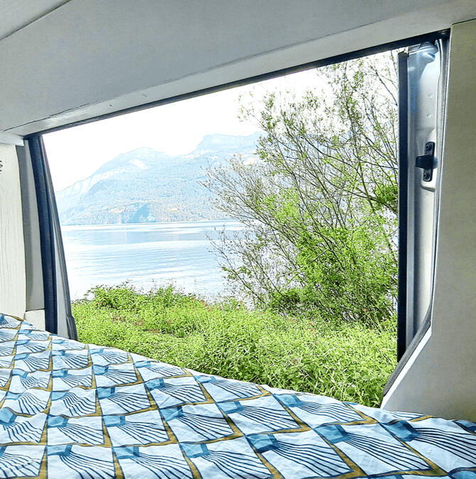 Vue depuis le lit